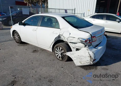 2012 Toyota Corolla Le из США, поврежденный, VIN 2T1BU4EE0CC767351